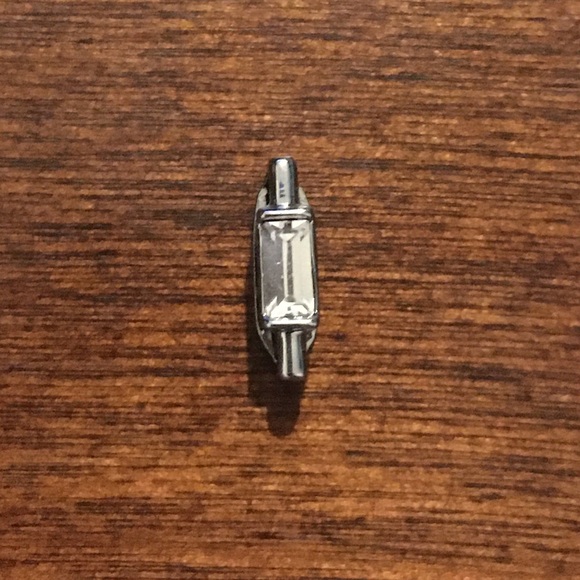 KEEP Collective Silver Slide Charm - April birthstone - Picture 1 of 5